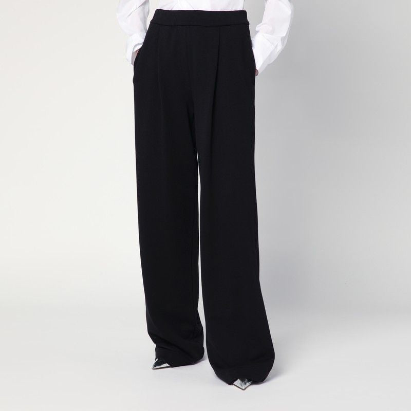DRIES VAN NOTEN Wide Cotton Trousers for Women - SS25