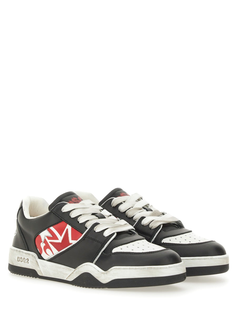 DSQUARED2 Leather Sneakers for Men