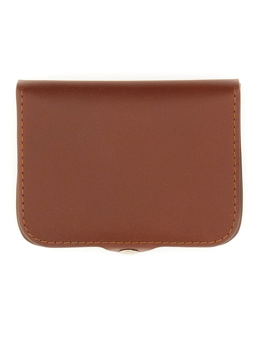 A.P.C. Mini Leather Wallet - 7.5 cm x 10.5 cm