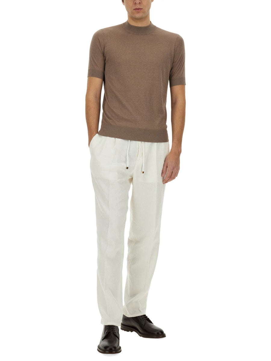 BRUNELLO CUCINELLI Men's Linen Pants - Size 48 IT