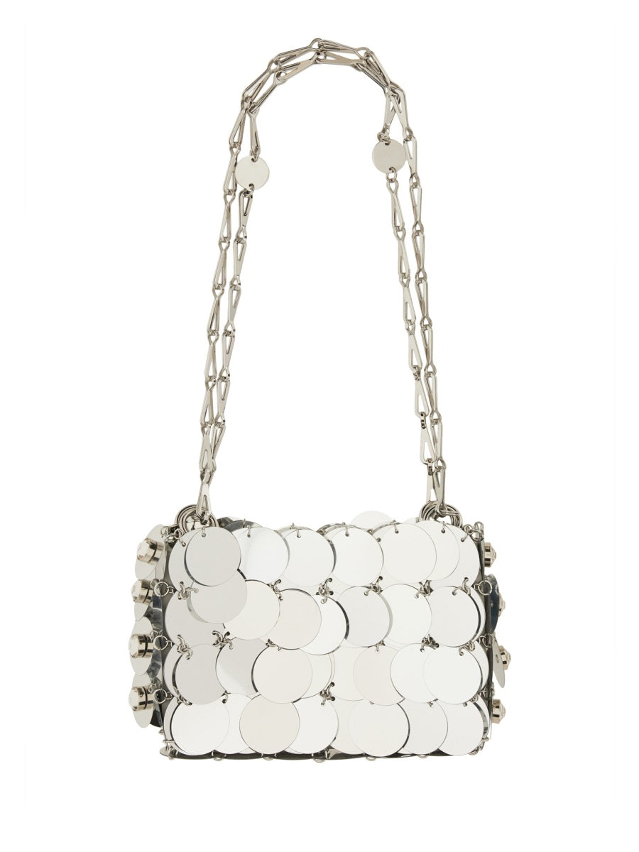 RABANNE Mini Sparkle Shoulder Handbag