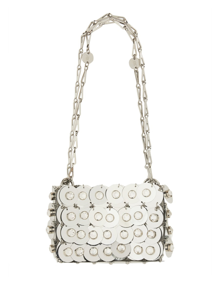 RABANNE Mini Sparkle Shoulder Handbag