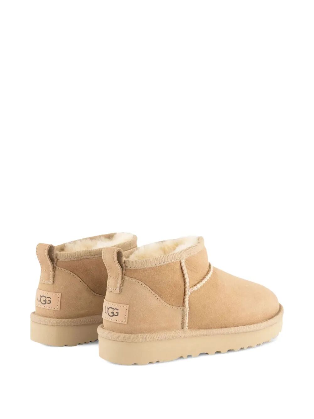 UGG Unisex Classic Ultra Mini Suede & Leather Boots