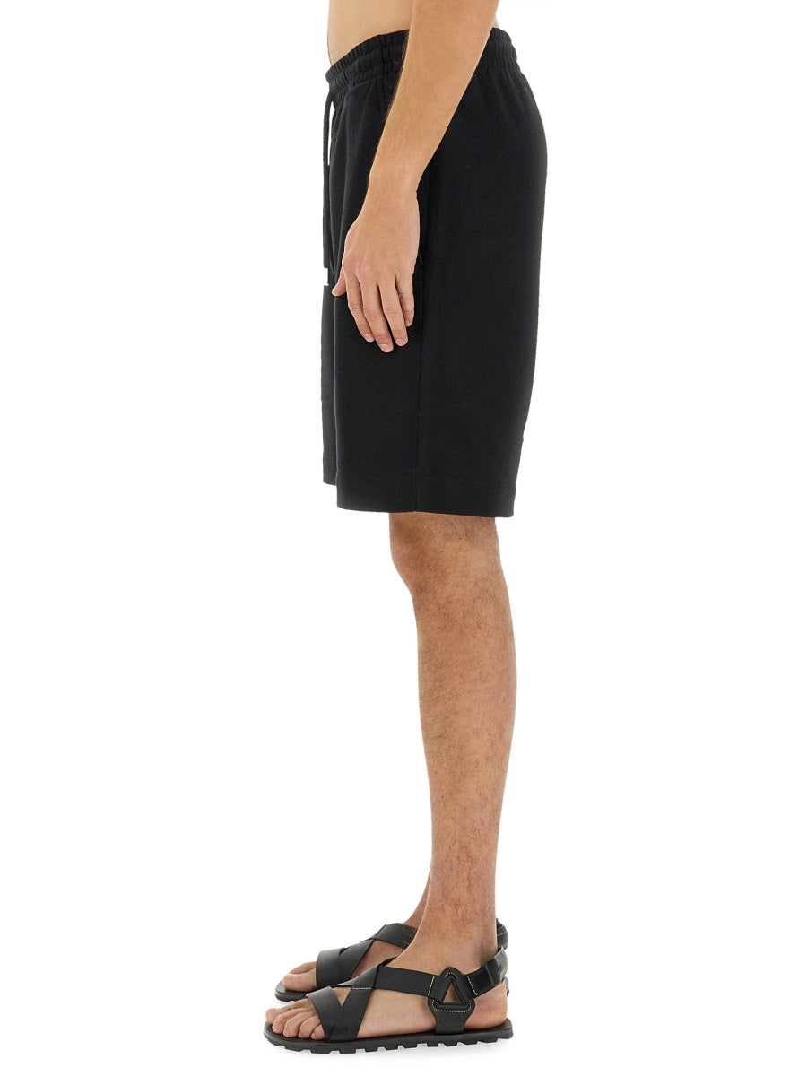 DRIES VAN NOTEN Men's Mini Sweatshirt Bermuda Shorts - Size L