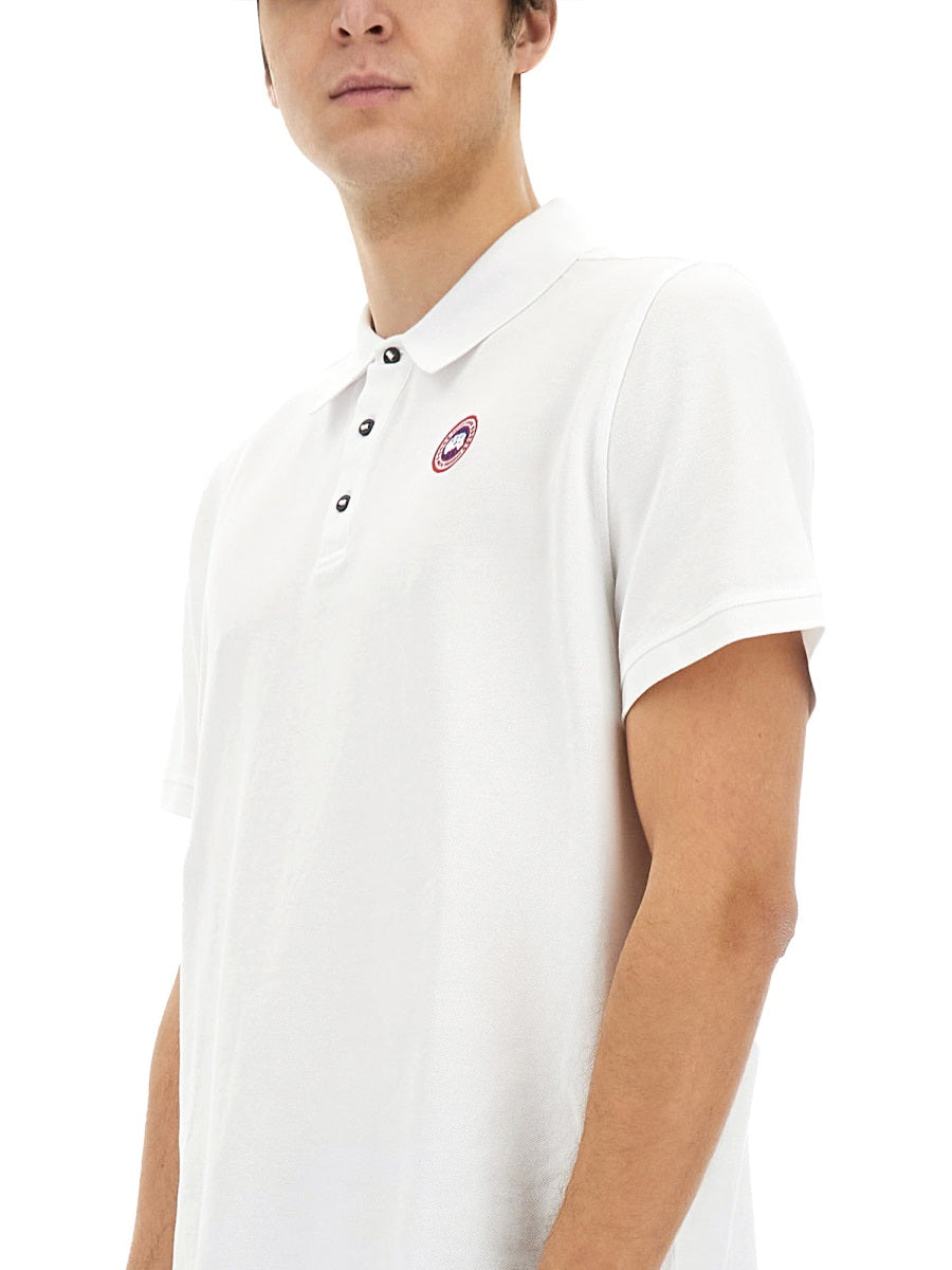 CANADA GOOSE Premium Logo Polo Shirt for Men - Size L