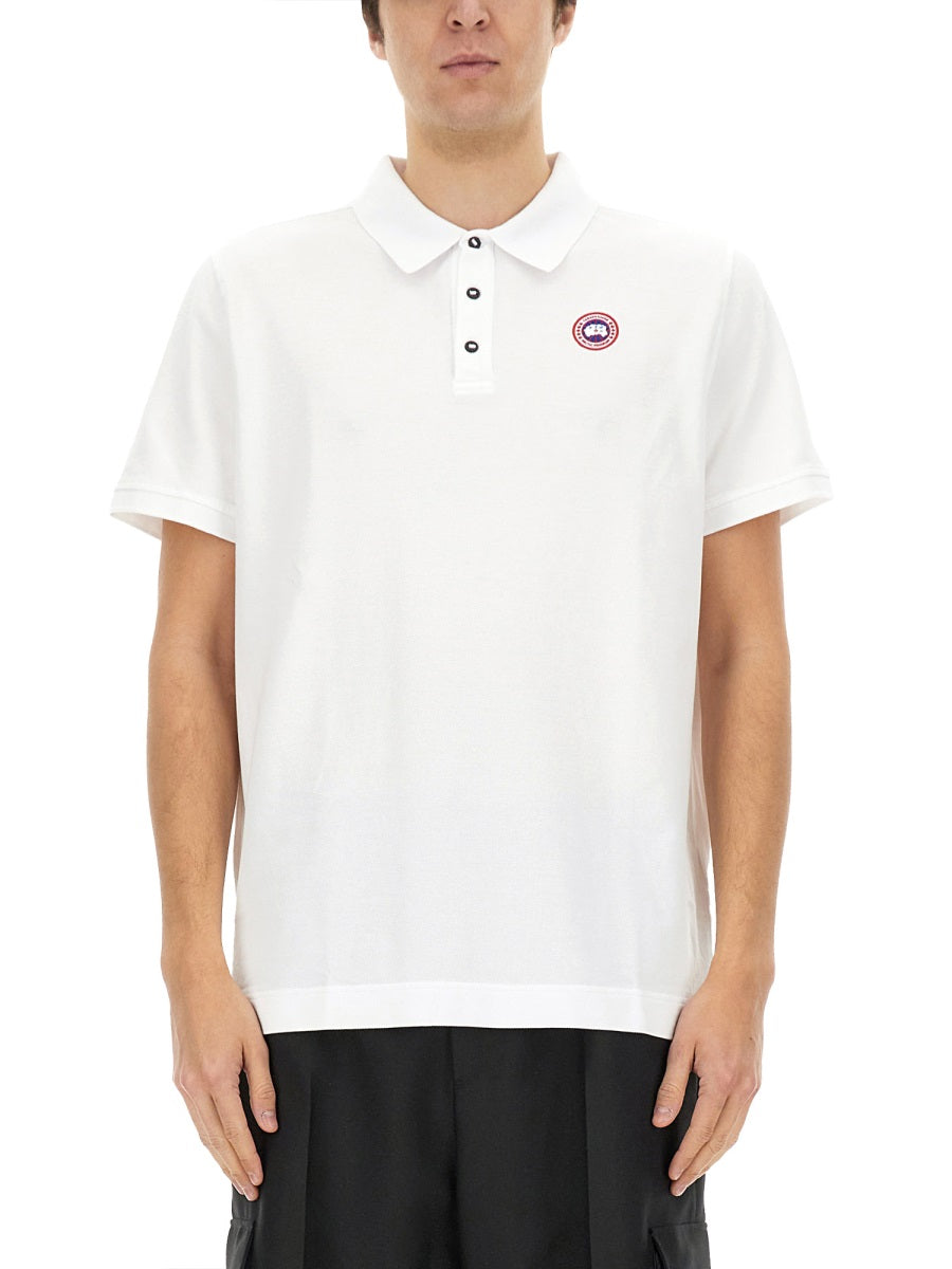 CANADA GOOSE Premium Logo Polo Shirt for Men - Size L