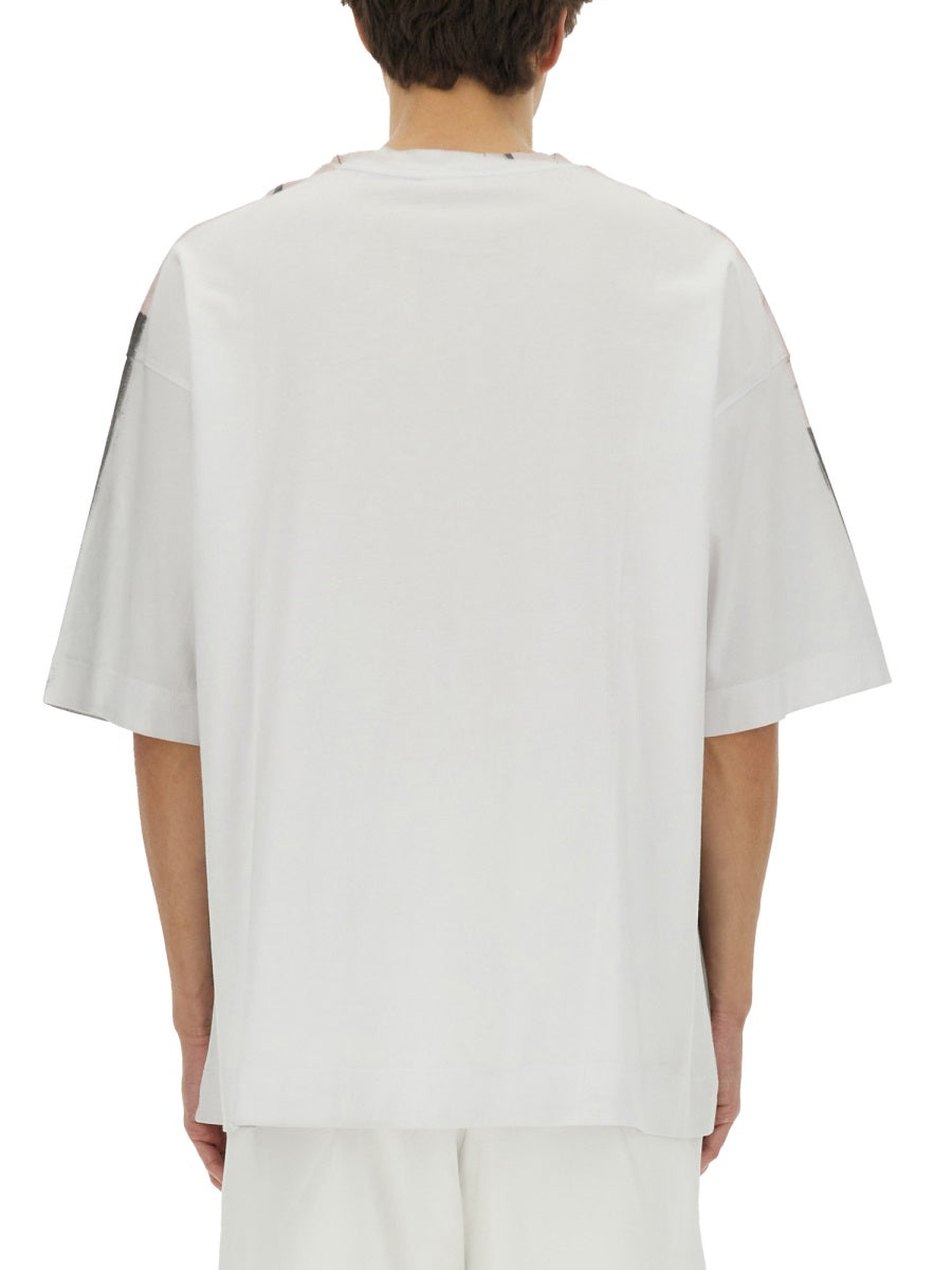 DRIES VAN NOTEN Oversized Graphic T-Shirt for Men - Size L