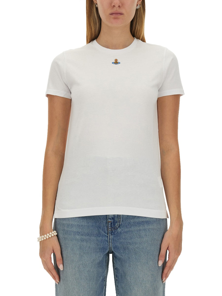 VIVIENNE WESTWOOD Regular Fit Orb T-Shirt - Women's Size S