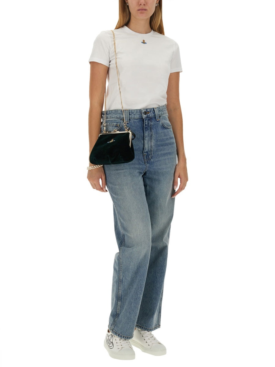 VIVIENNE WESTWOOD Regular Fit Orb T-Shirt - Women's Size S