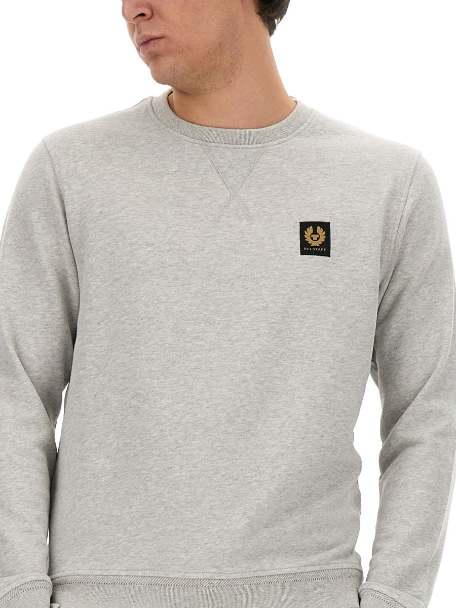 BELSTAFF Logo Patch Sweatshirt - Size L
