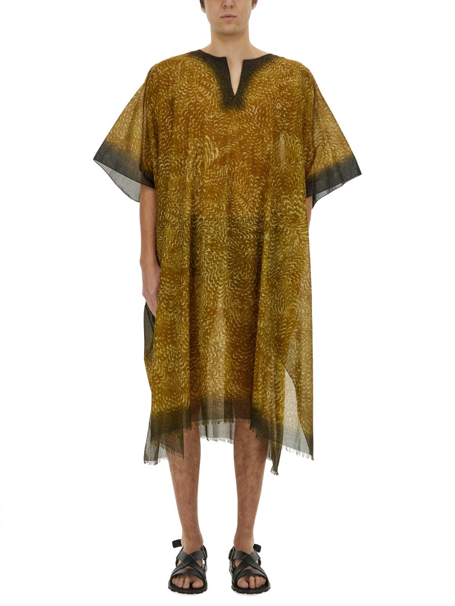 DRIES VAN NOTEN Men's Cotton Kaftan - One Size Fits All