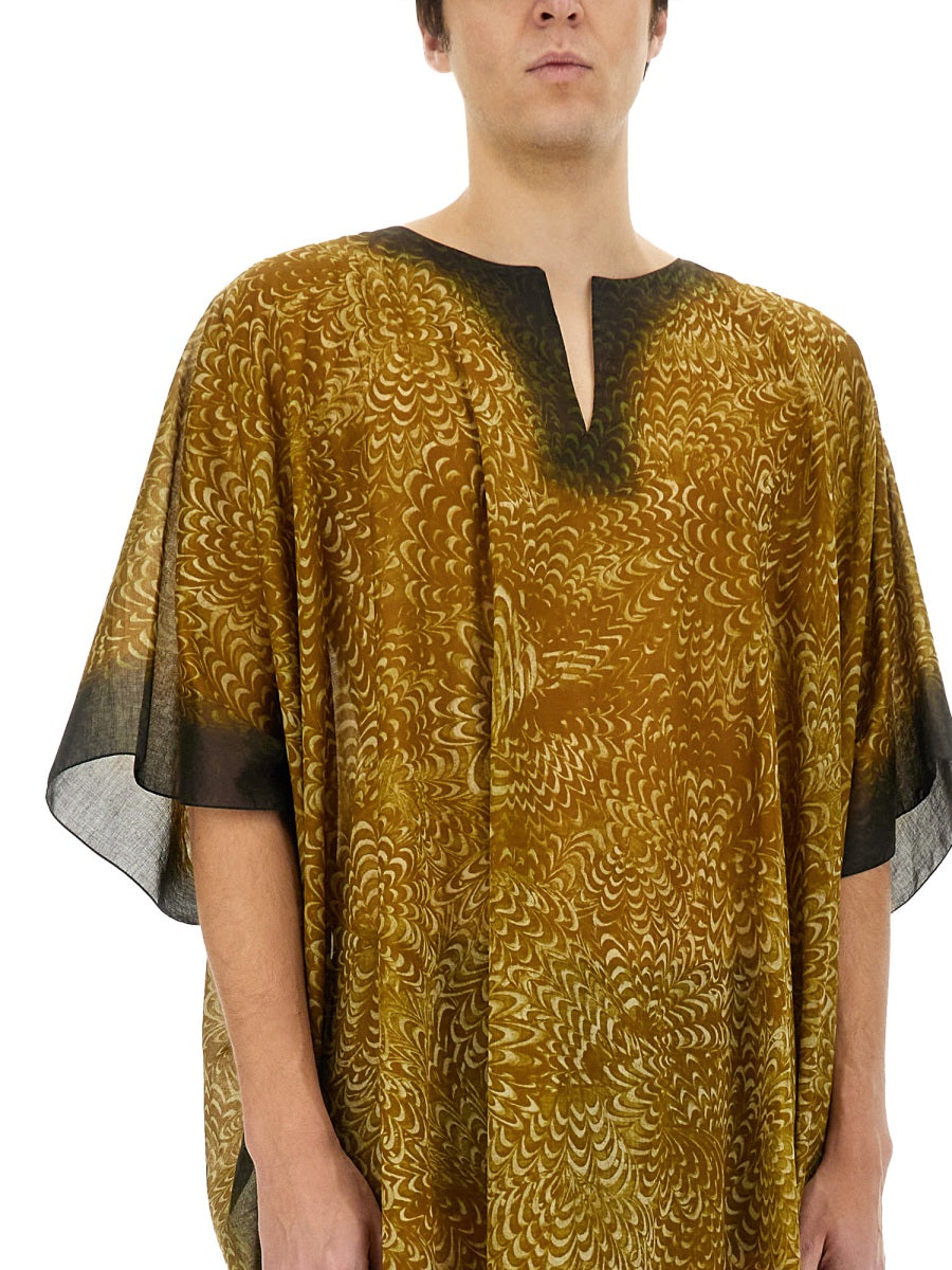 DRIES VAN NOTEN Men's Cotton Kaftan - One Size Fits All