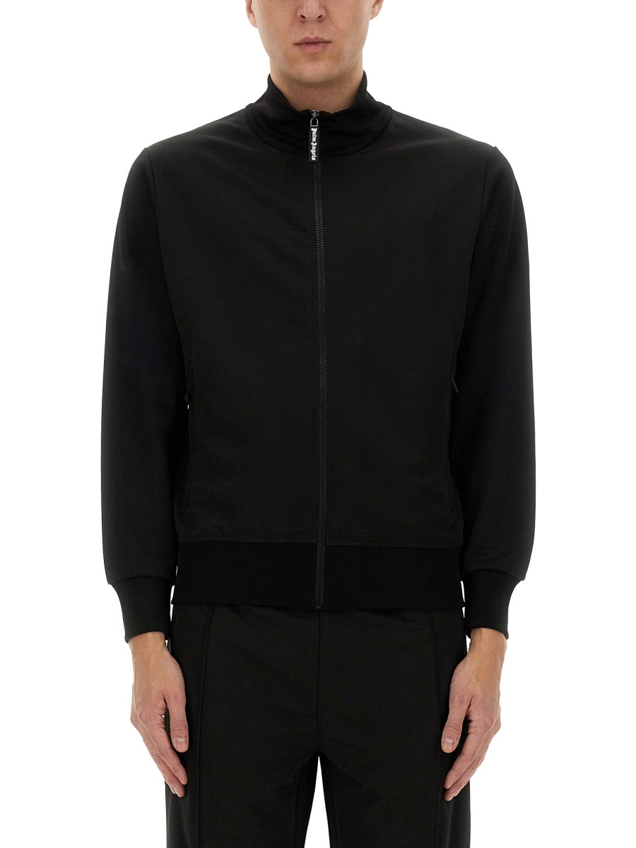 PALM ANGELS Track Sweatshirt with Logo - Size L