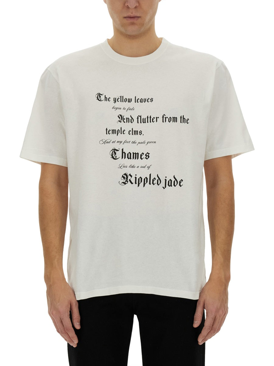 ALEXANDER MCQUEEN Regular Fit Printed T-Shirt - Size L