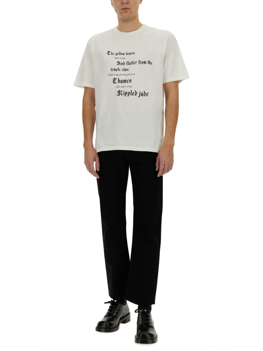 ALEXANDER MCQUEEN Regular Fit Printed T-Shirt - Size L