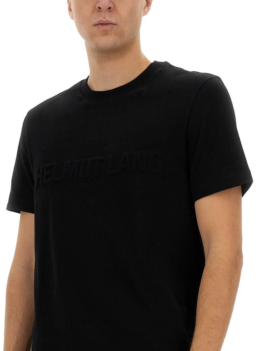 HELMUT LANG Embroidered Logo T-Shirt - Size L