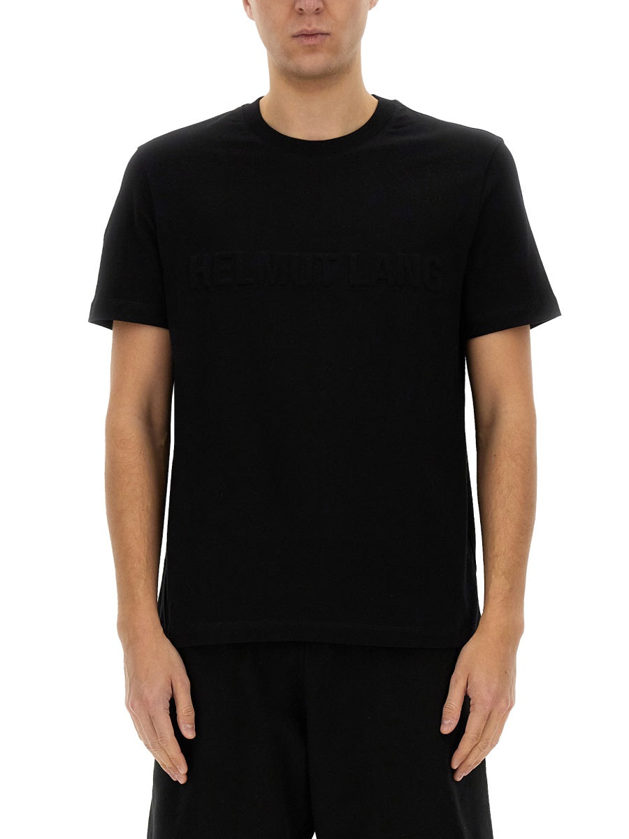 HELMUT LANG Embroidered Logo T-Shirt - Size L