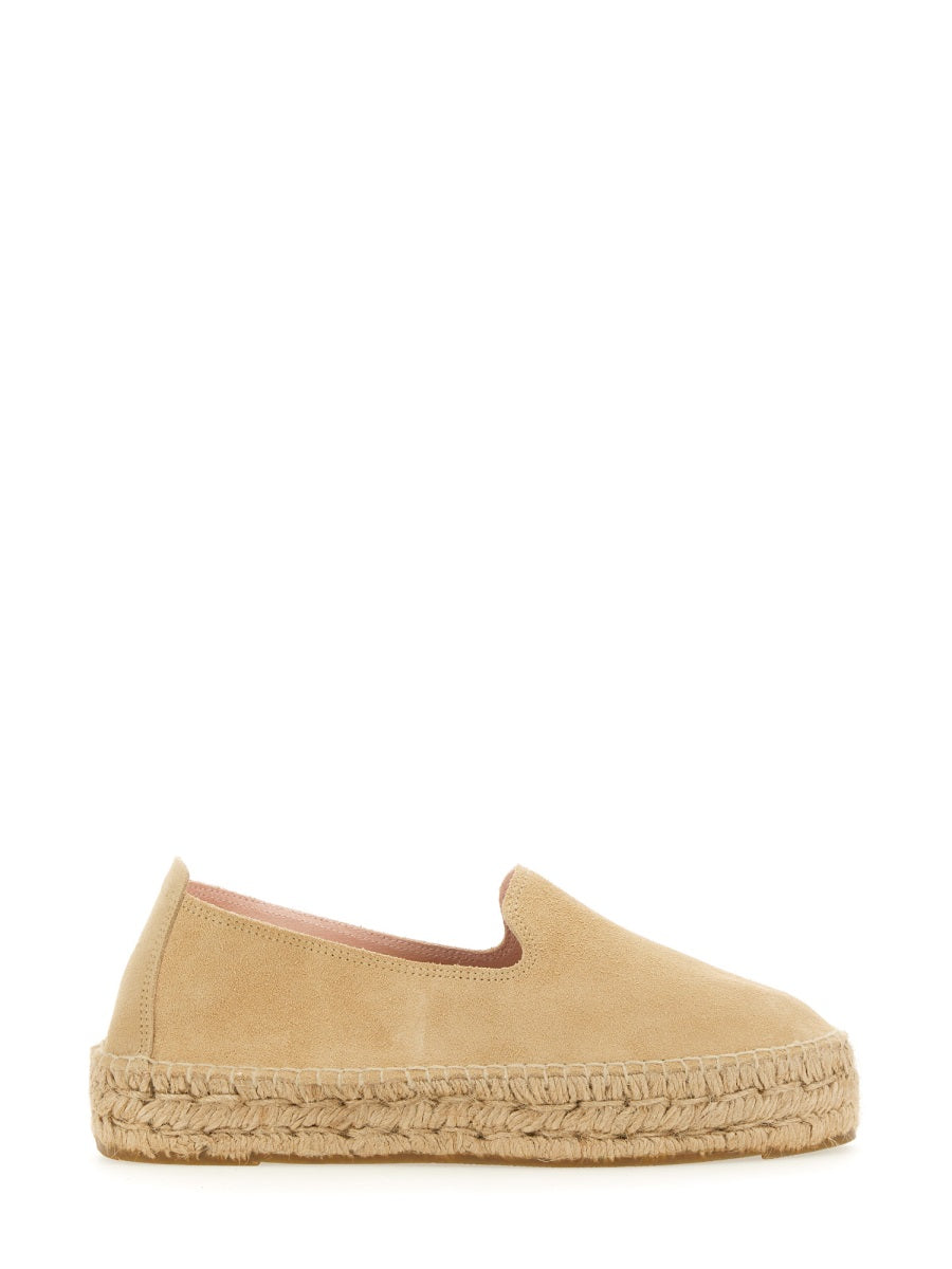 MANEBI Platform Espadrille Flats
