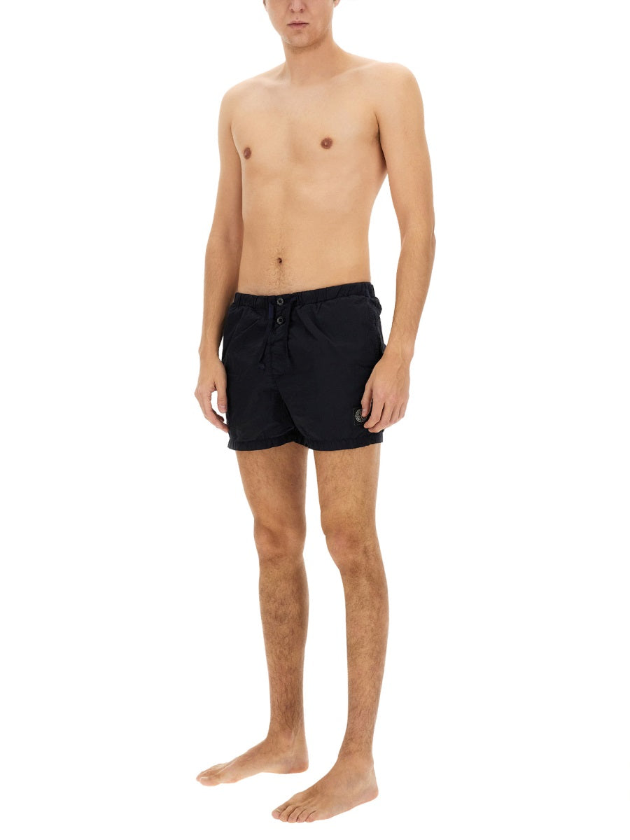 STONE ISLAND Regular Fit Short Swimsuit for Men