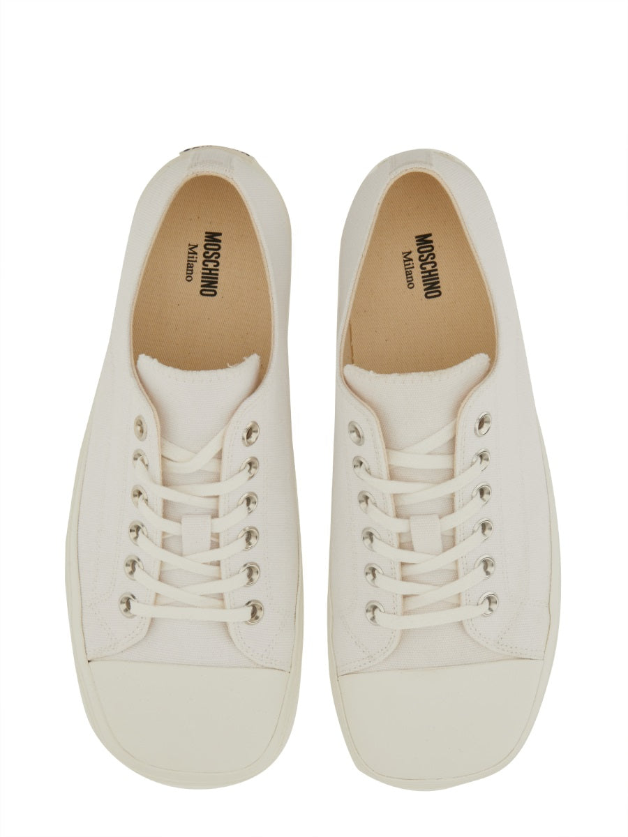 MOSCHINO Men's Edge Leather Sneakers