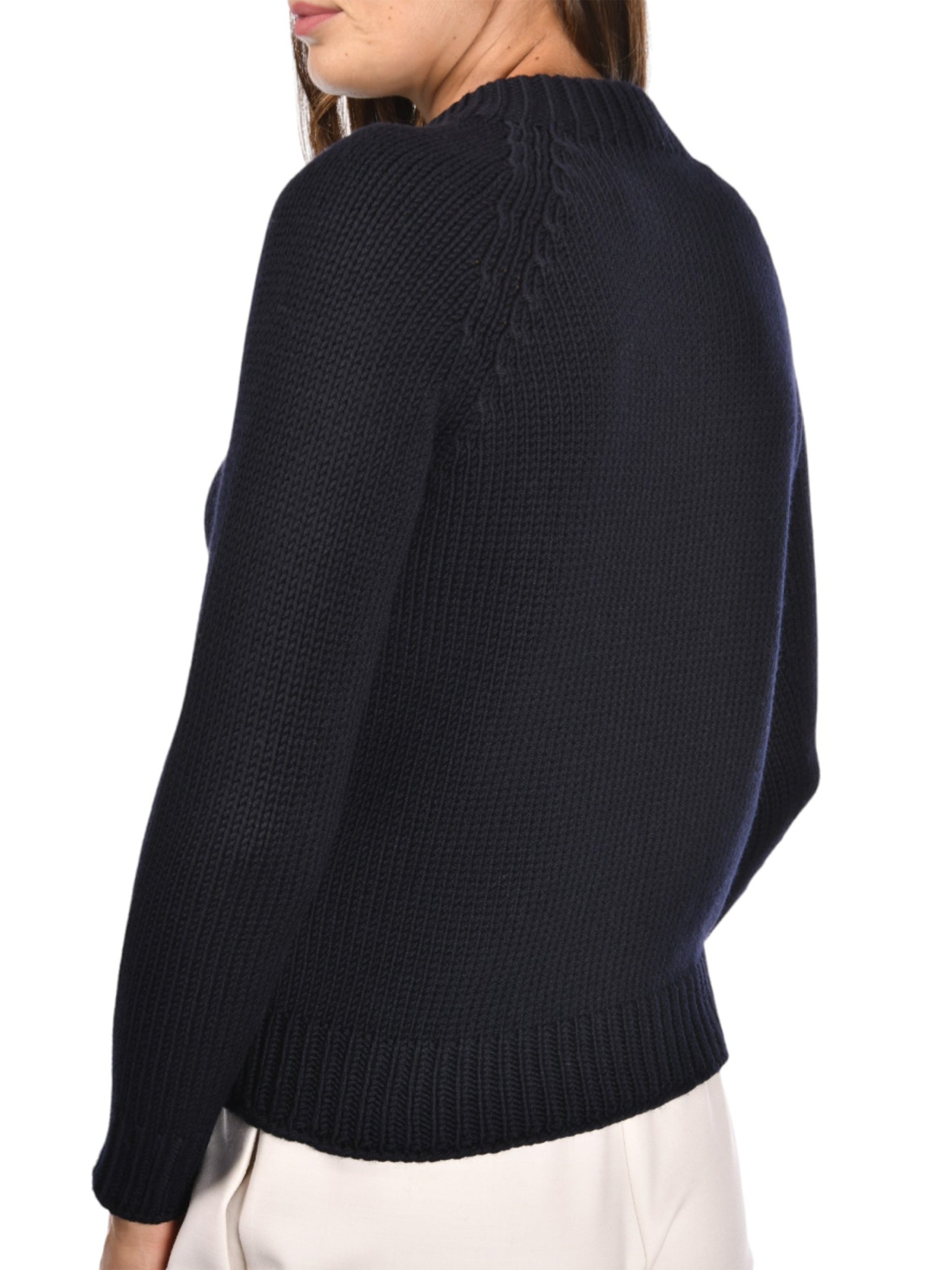 GRAN SASSO Women's Virgin Wool Crew Neck Sweater