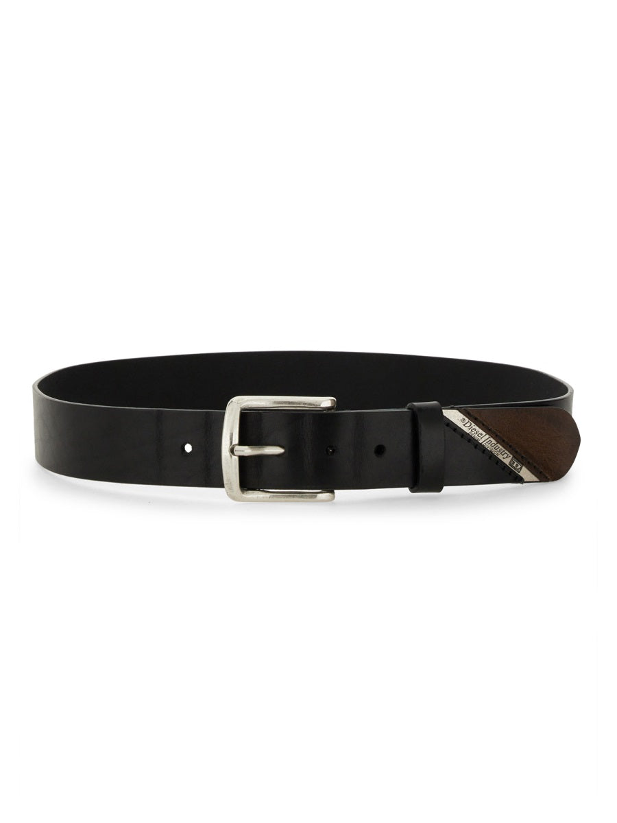 DIESEL Premium Cow Leather B-LINE Belt for Men