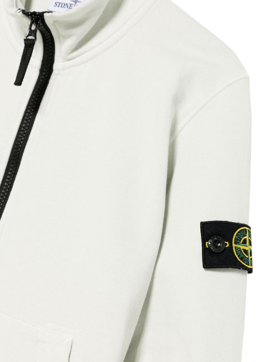 STONE ISLAND Unisex Mini Zip Sweatshirt