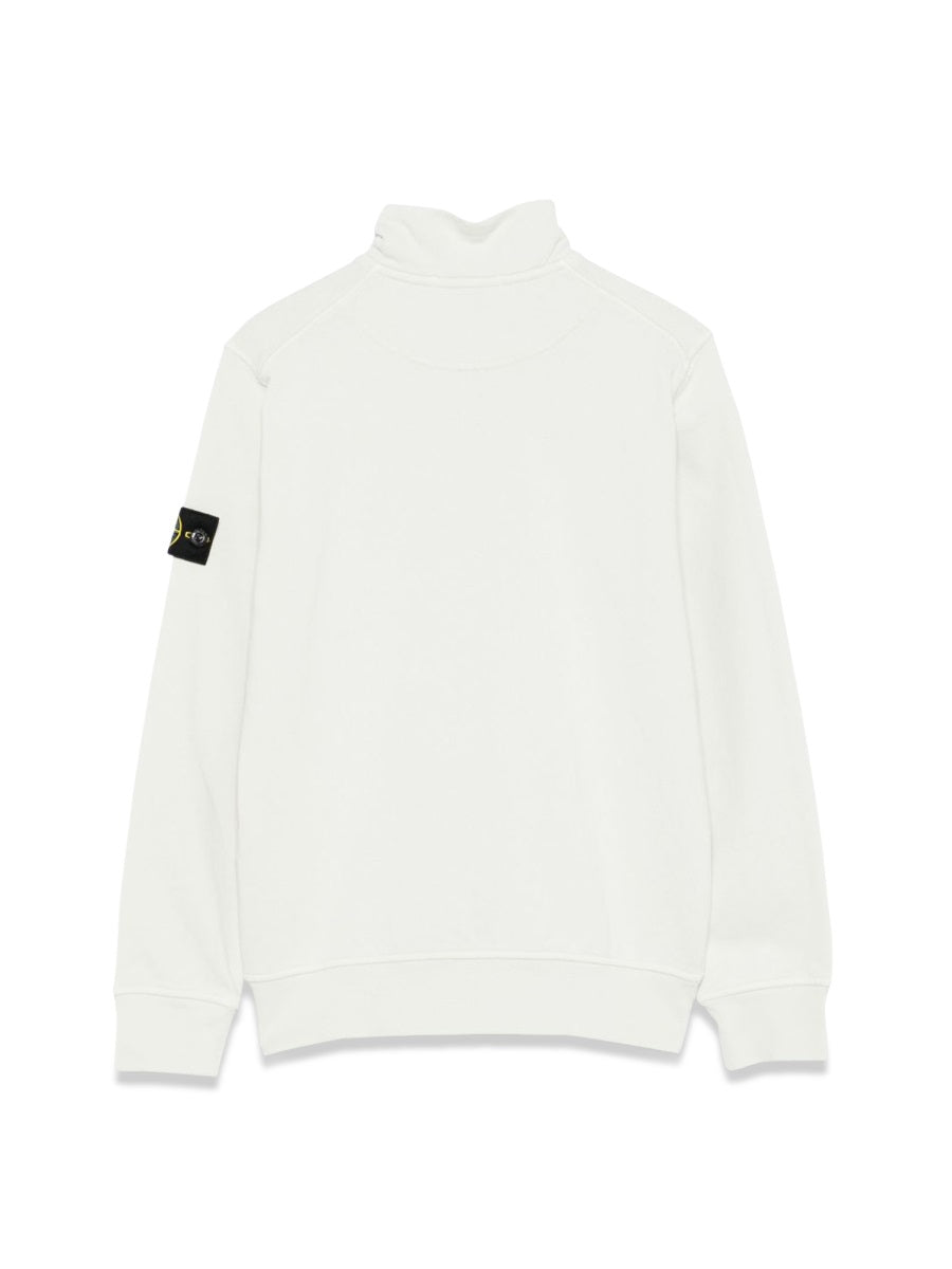 STONE ISLAND Unisex Mini Zip Sweatshirt