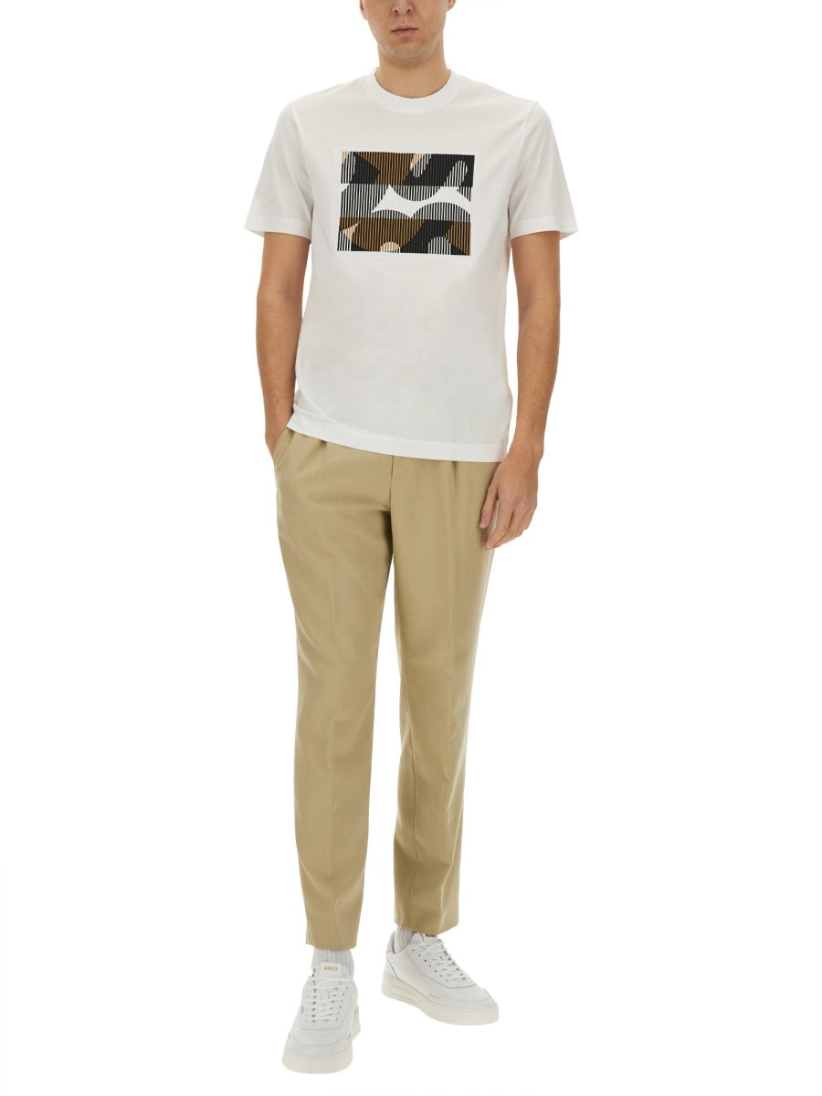 BOSS Men's Classic Fit Trousers - Size 48