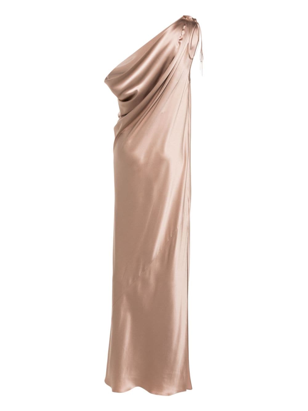 MAX MARA PIANOFORTE Elegant Silk Long Dress for Women