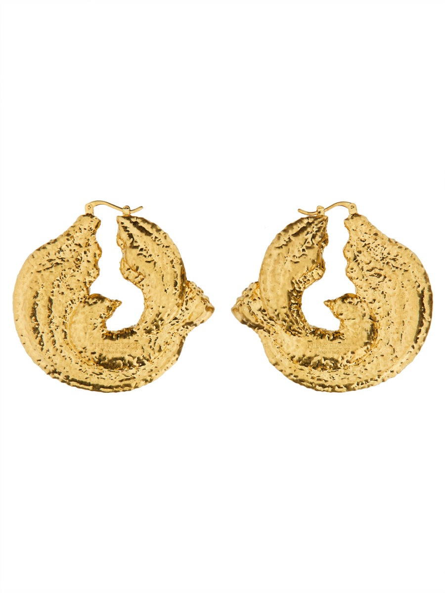 NINA RICCI Twisted Earrings - Women's Gold Style