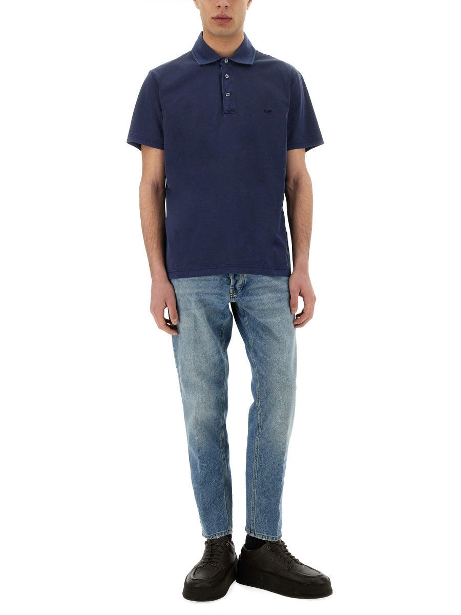 FAY Men's Classic POLO T-Shirt Size L