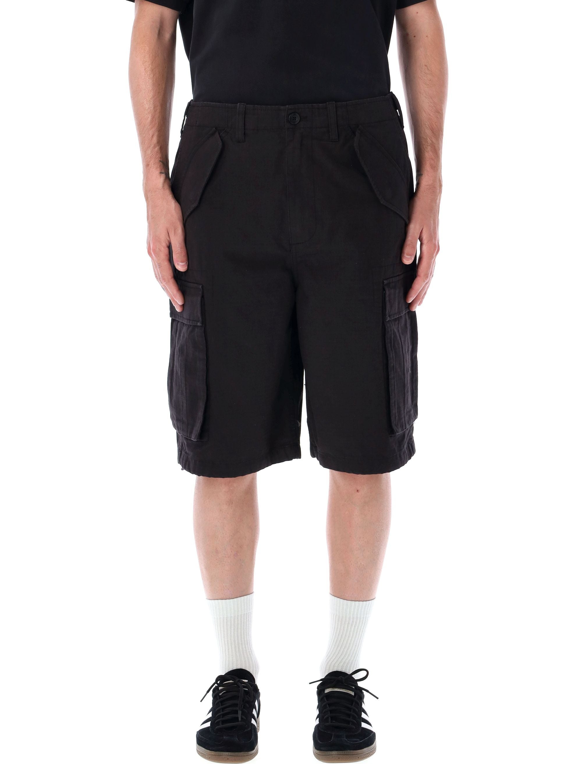 STUSSY Relaxed Fit Cargo Shorts with Adjustable Cuffs - Size 32