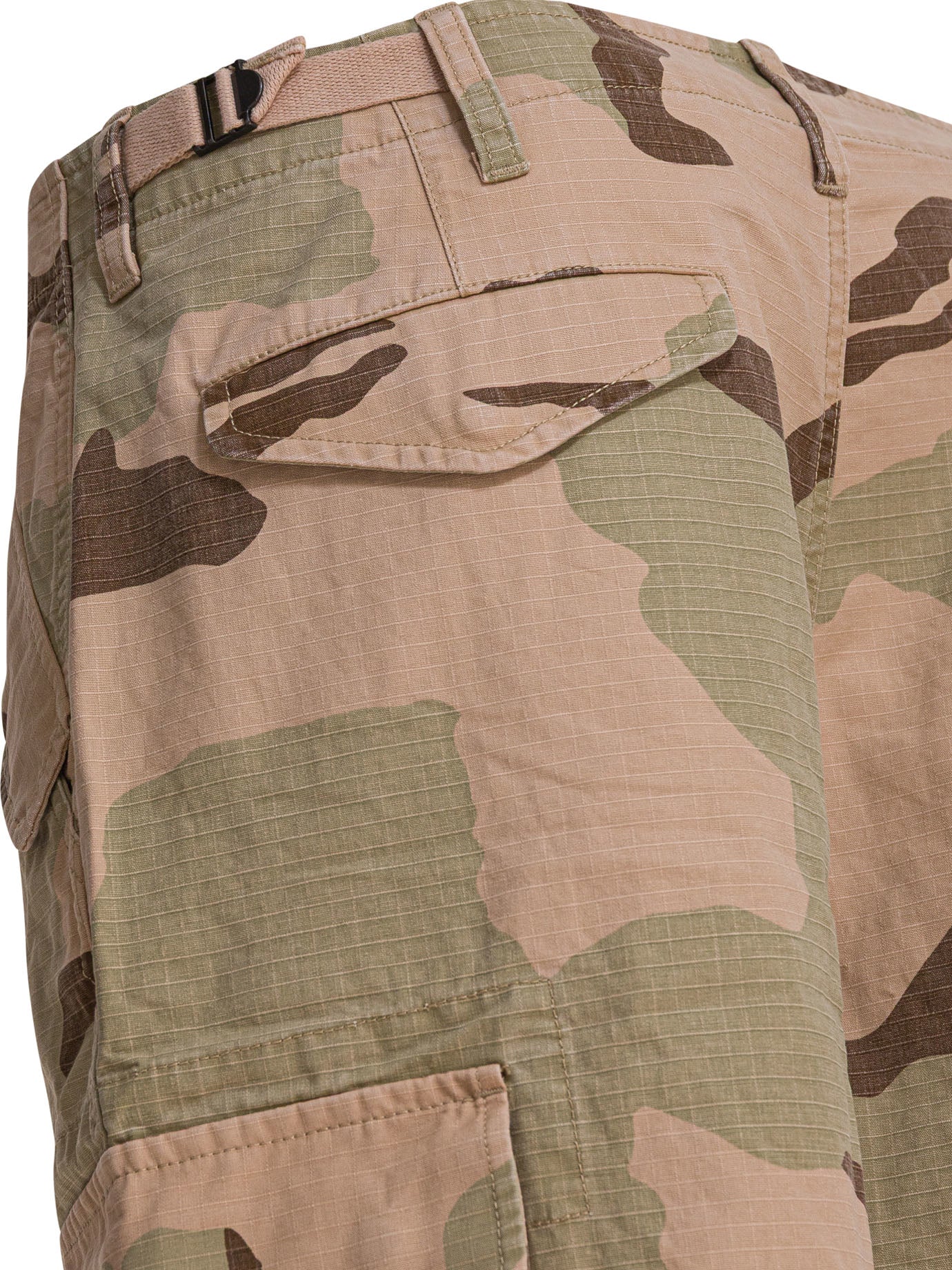 STUSSY Relaxed Fit Cargo Shorts - Mid Rise