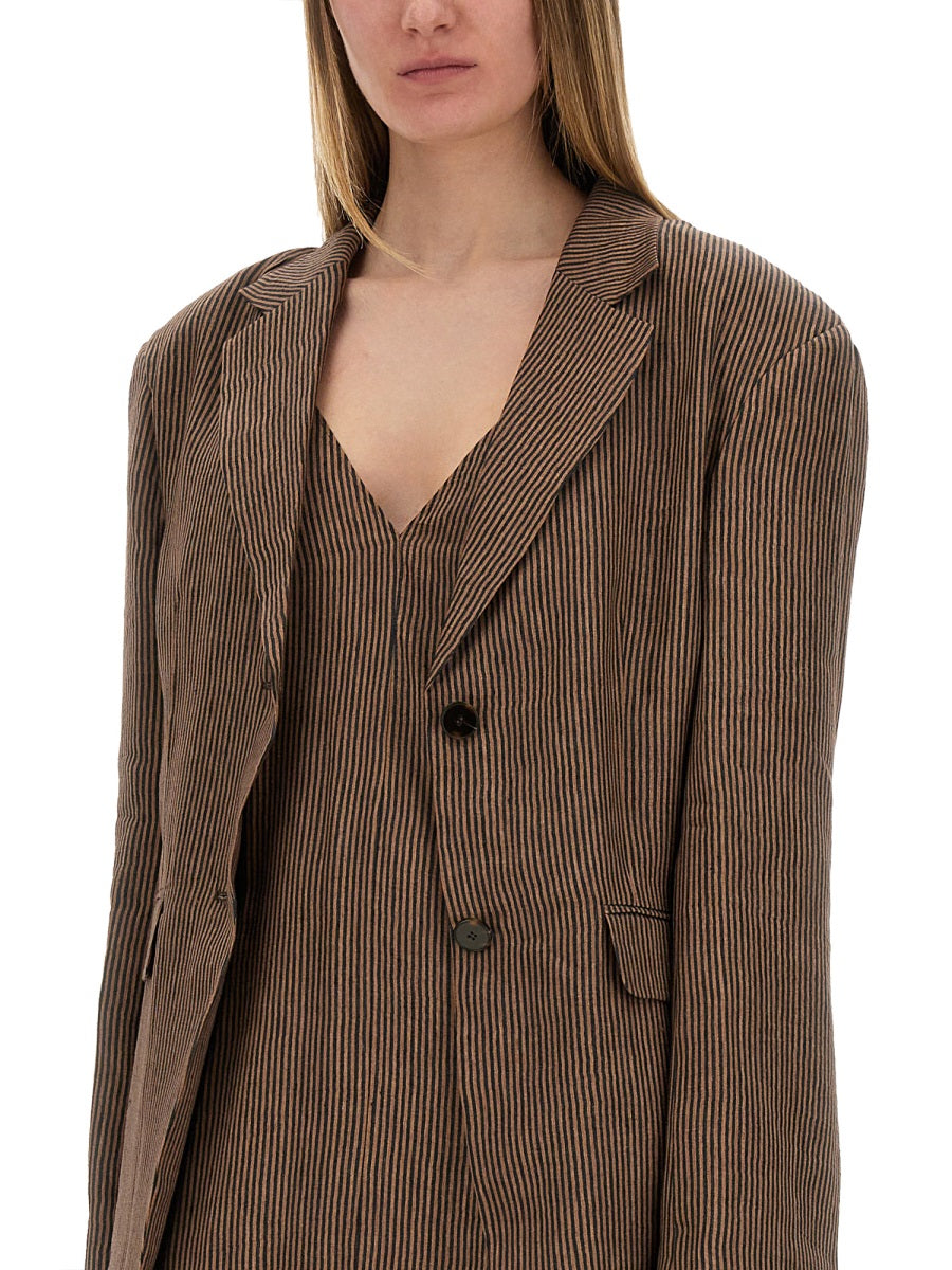 ALYSI Micro Stripes Blazer - Size 38 IT