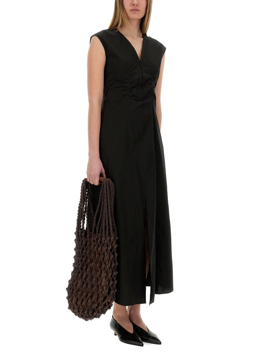 ALYSI Long Poplin Dress - Size 40 IT