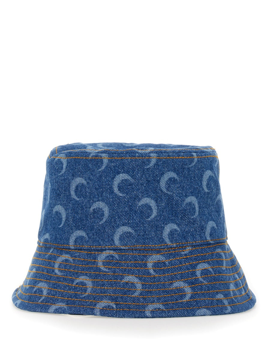 MARINE SERRE Unisex Bucket Hat - Moon Design