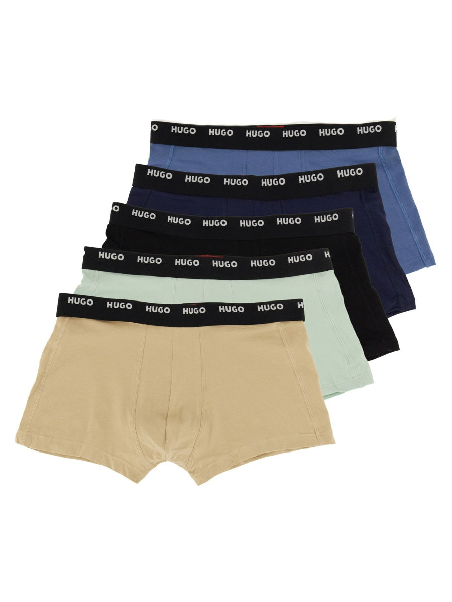 HUGO Pack of Five Men's Boxer Shorts