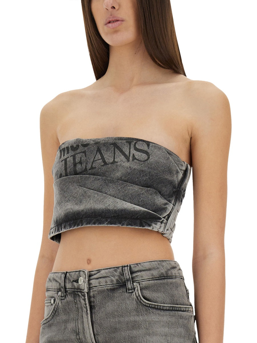 MOSCHINO JEANS Denim Top - Size S