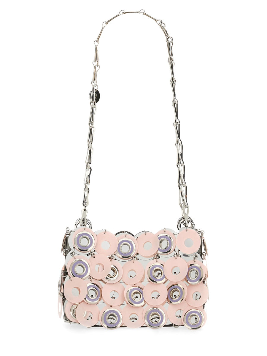 RABANNE Sparkle Discs Mini Shoulder Handbag
