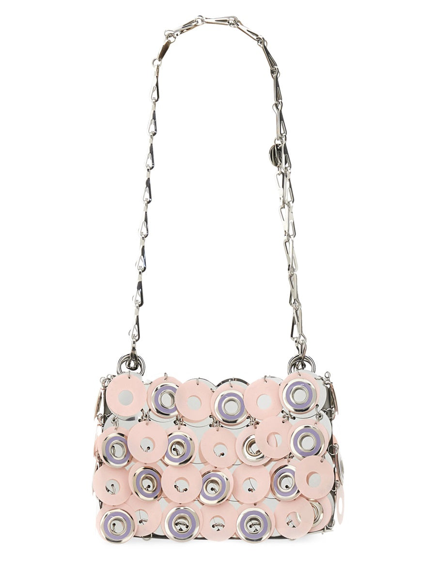 RABANNE Sparkle Discs Mini Shoulder Handbag