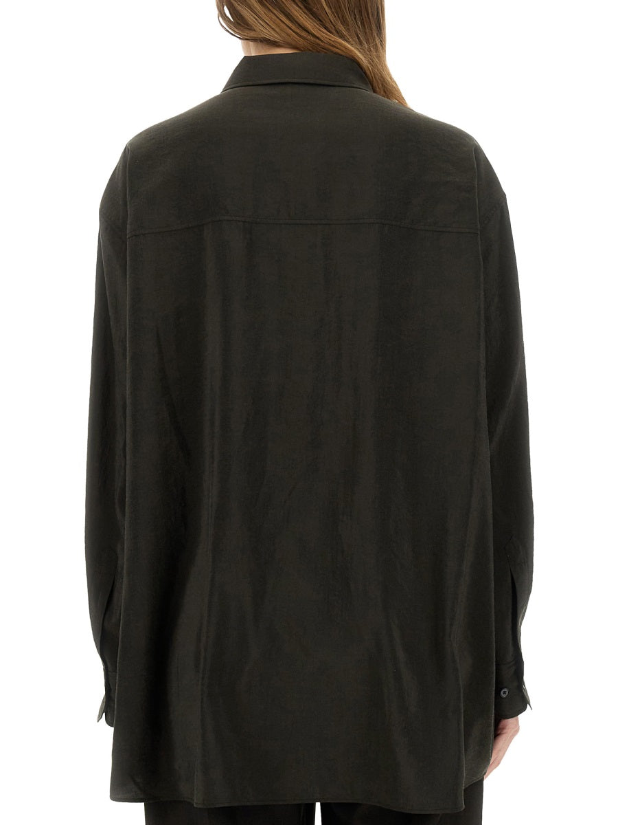 LEMAIRE Loose Fit Long Shirt with Tie - Size 36