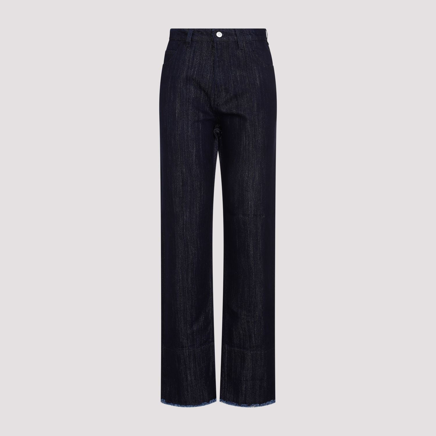 VICTORIA BECKHAM Cropped High Waist Tapered Jeans