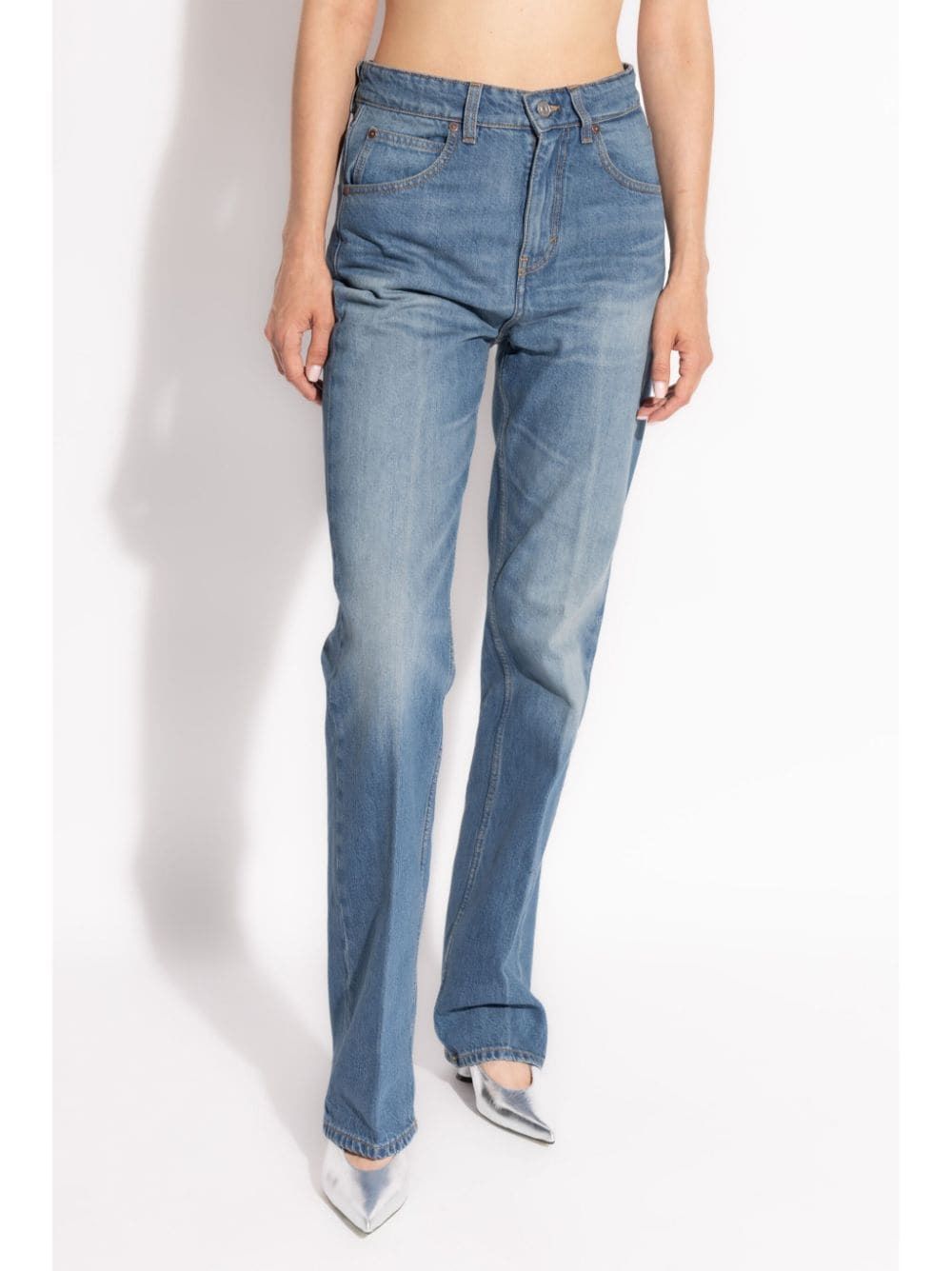 VICTORIA BECKHAM Julia Pants with Brown Label for Women - FW24 Collection