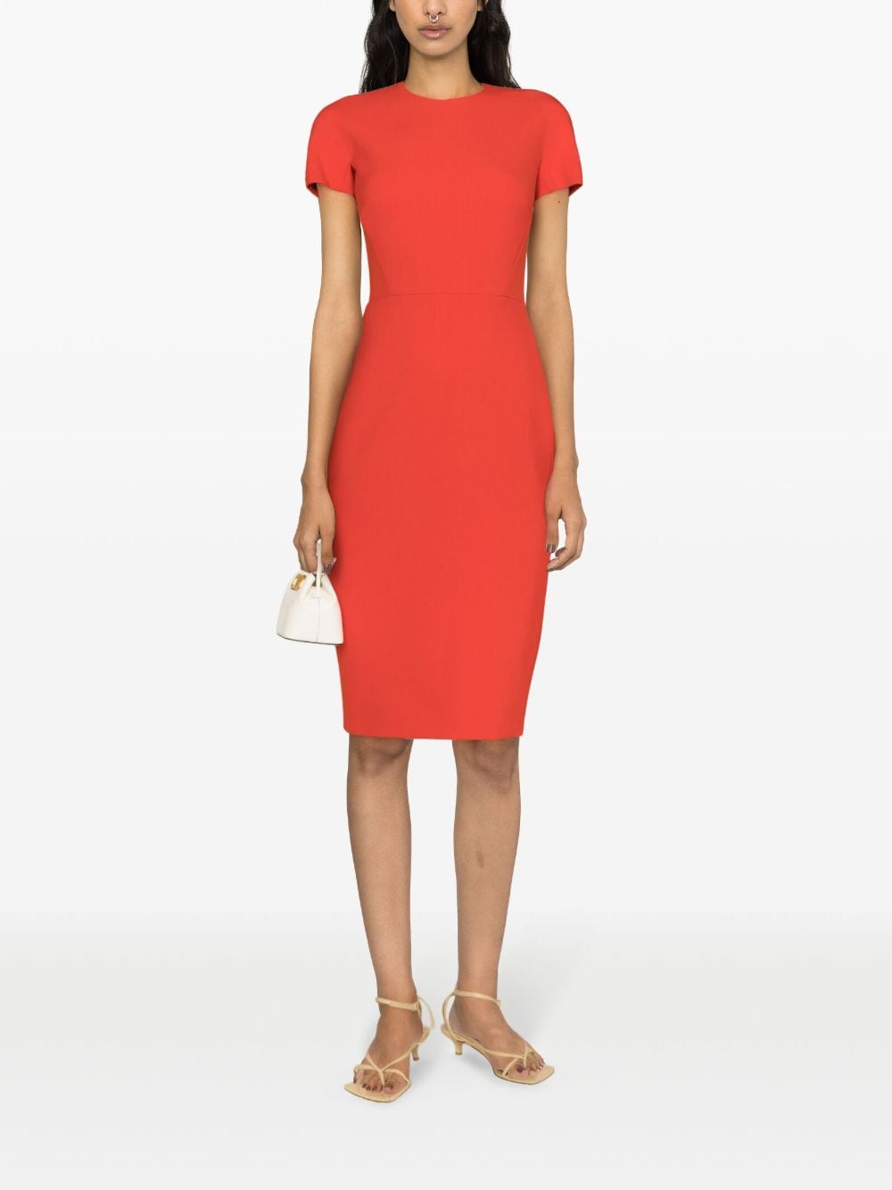 VICTORIA BECKHAM Fitted Midi Dress