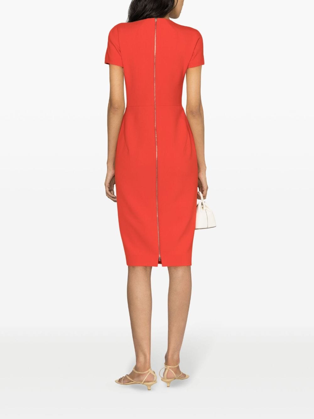 VICTORIA BECKHAM Fitted Midi Dress