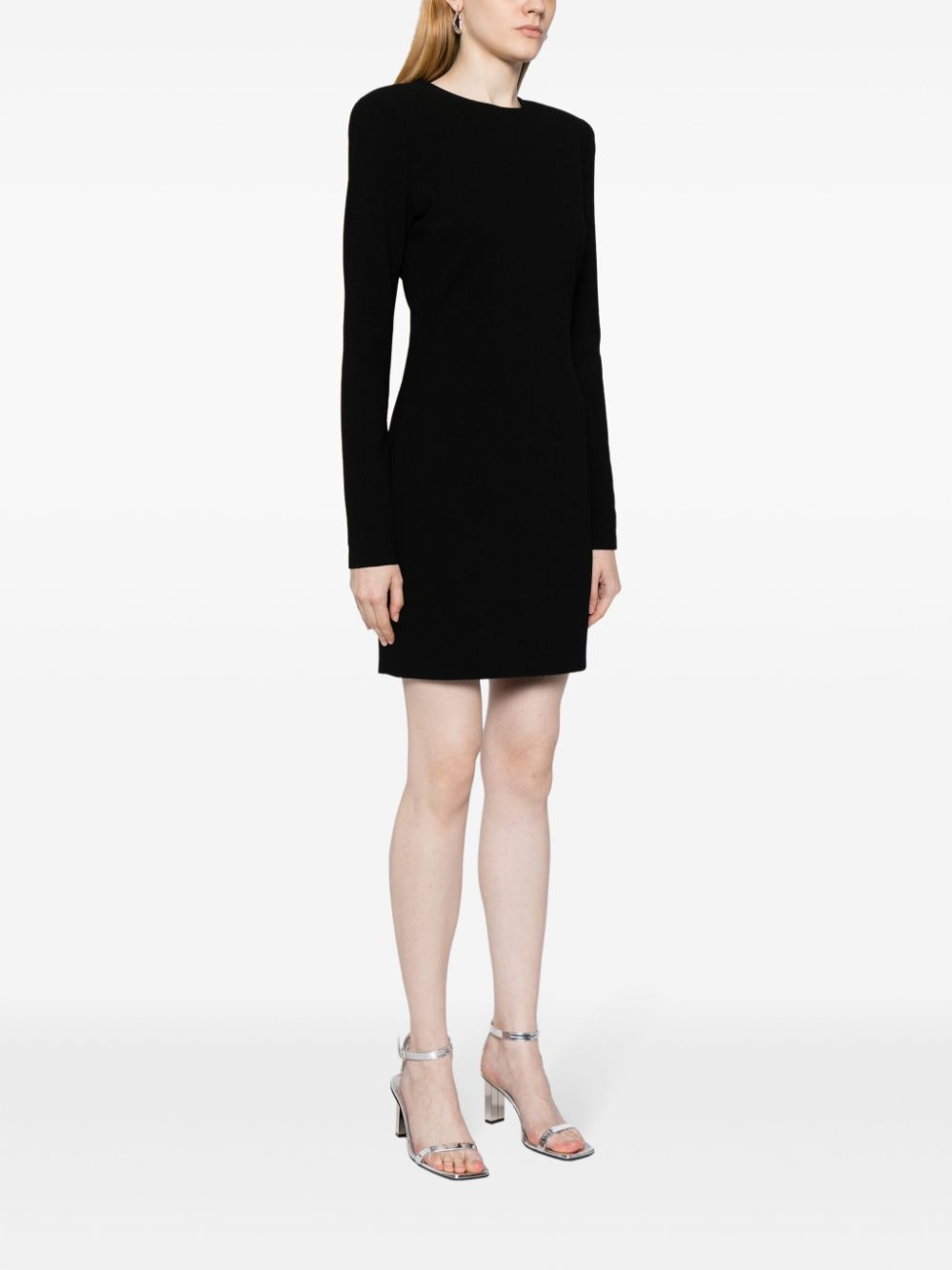 VICTORIA BECKHAM Fitted Mini Dress with Shoulder Pads