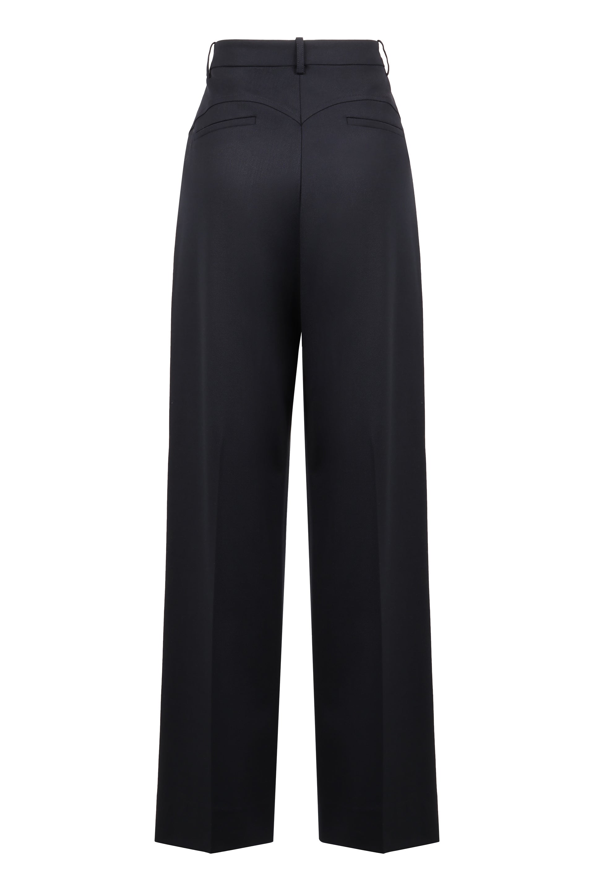 VICTORIA BECKHAM High-Waist Wide-Leg Trousers