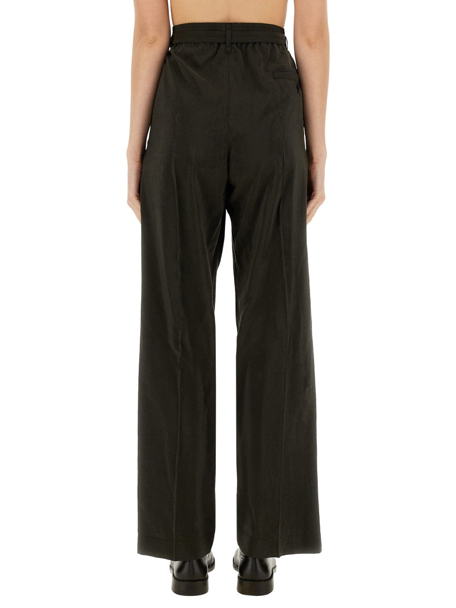 LEMAIRE Relaxed Fit Pants with Belt - Size 36