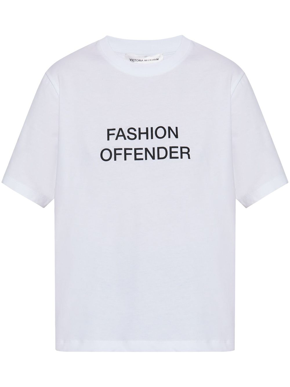 VICTORIA BECKHAM Slogan Print T-Shirt - Women’s Fashion Essential